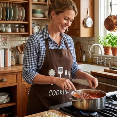 Tablier de cuisine imperméable cuisinez sans taches, vivez sans contraintes
