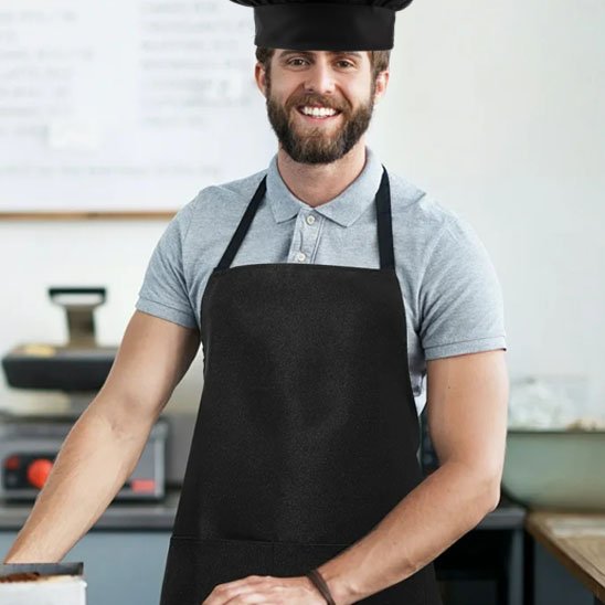 Tablier de cuisine style chef 