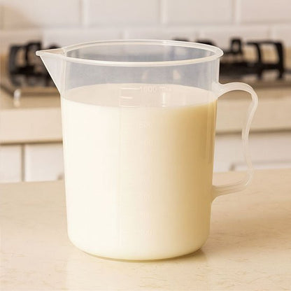 Verre doseur liquide gradué transparent