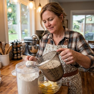 Verre doseur liquides et poudres sans erreur