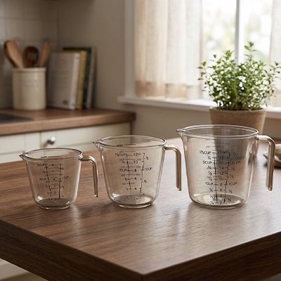 Verre doseur mesurer vos ingrédients avec précision
