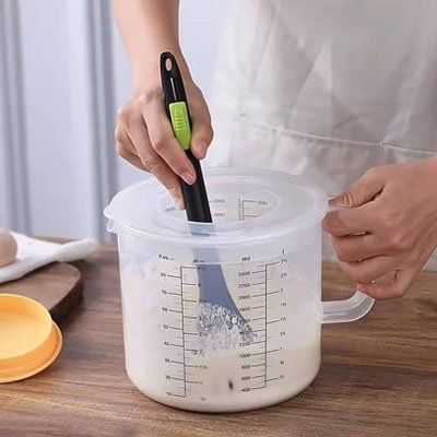Verre doseur pour recettes et pâtisserie maison
