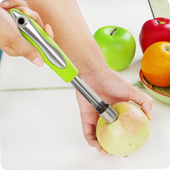Vide pomme vert ergonomique