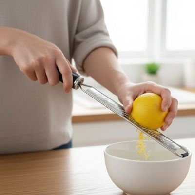 Zesteur citron dans un bol